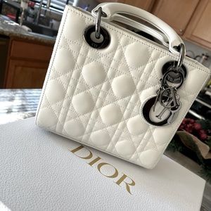 Small Dior Coat White Dior Bag